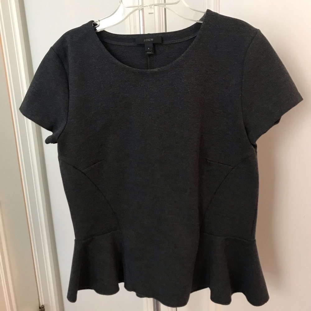 J. Crew peblum top